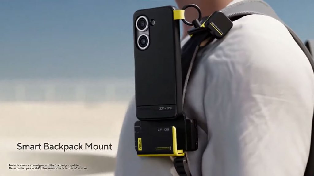 ASUS Zenfone 9 backpack mount