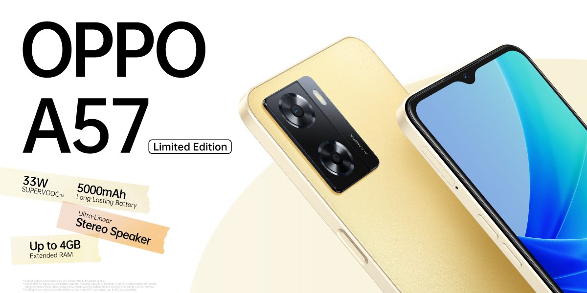 image of Meet the OPPO A57 Glowing Gold Limited Edition That Will Add More Colour to Your Life! - HelloExpress - 2
