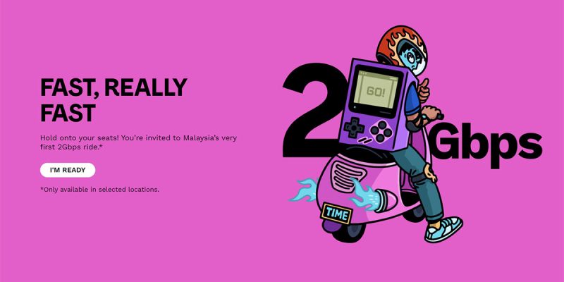Time 2Gbps plan Malaysia
