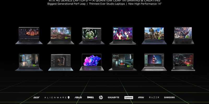 GeForce RTX 40 series laptops