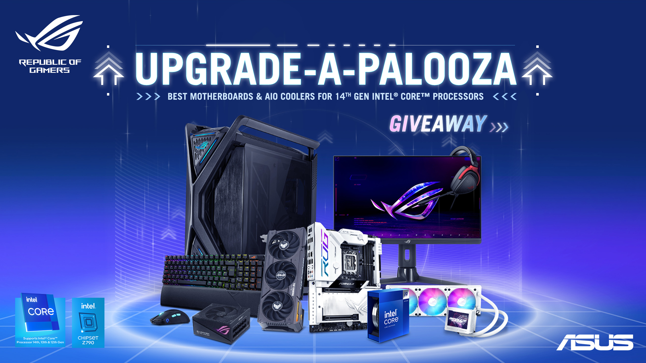 ASUS Unveils Global UpgradeAPalooza PC Hardware Giveaway Contest