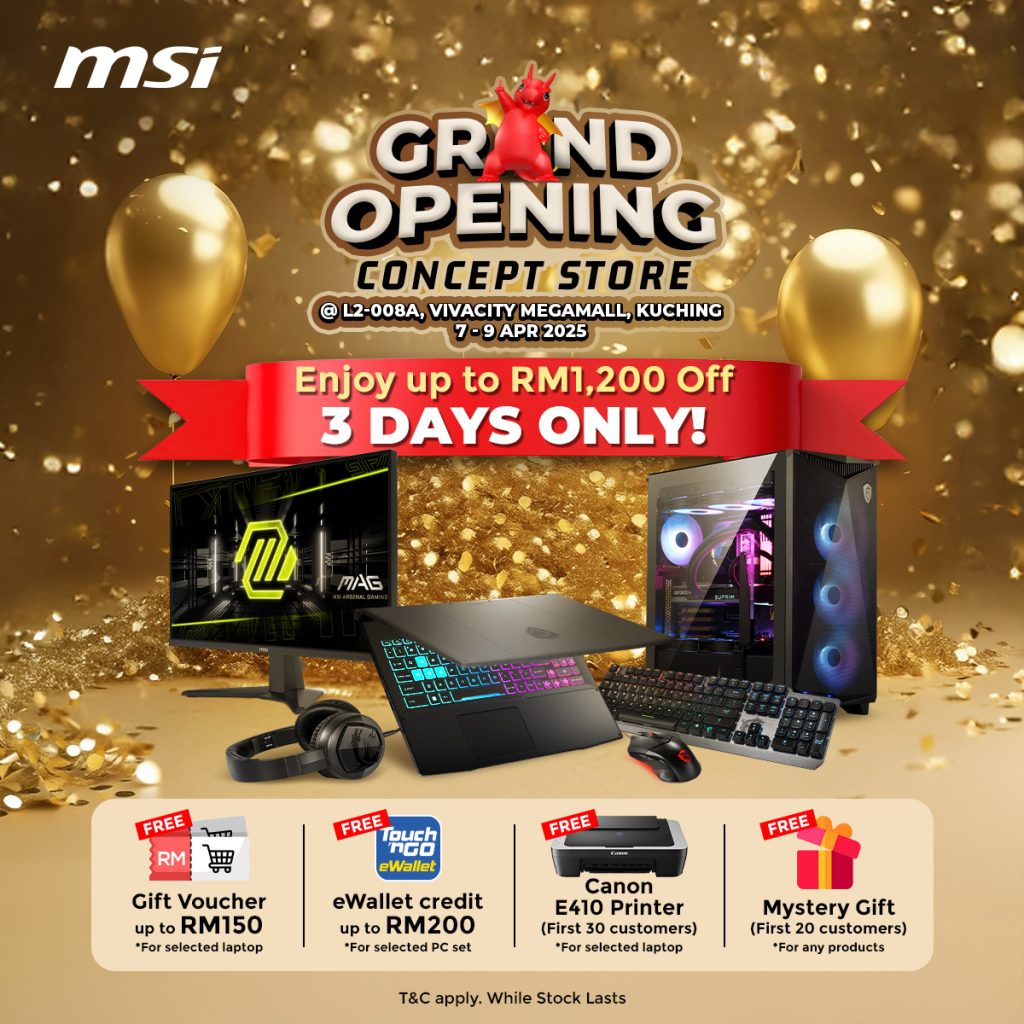 MSI Opens First Concept Store in East Malaysia at VIVACITY Megamall, Kuching 10 image of MSI Opens First Concept Store in East Malaysia at VIVACITY Megamall, Kuching - HelloExpress - 10