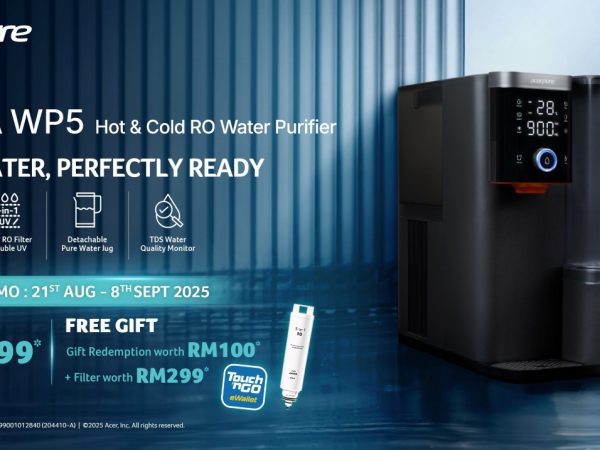 image of Acer Malaysia Unveils Acerpure AQUA WP5, a Plug-and-Play Water Purifier for Pure, Simple Hydration - HelloExpress - 3