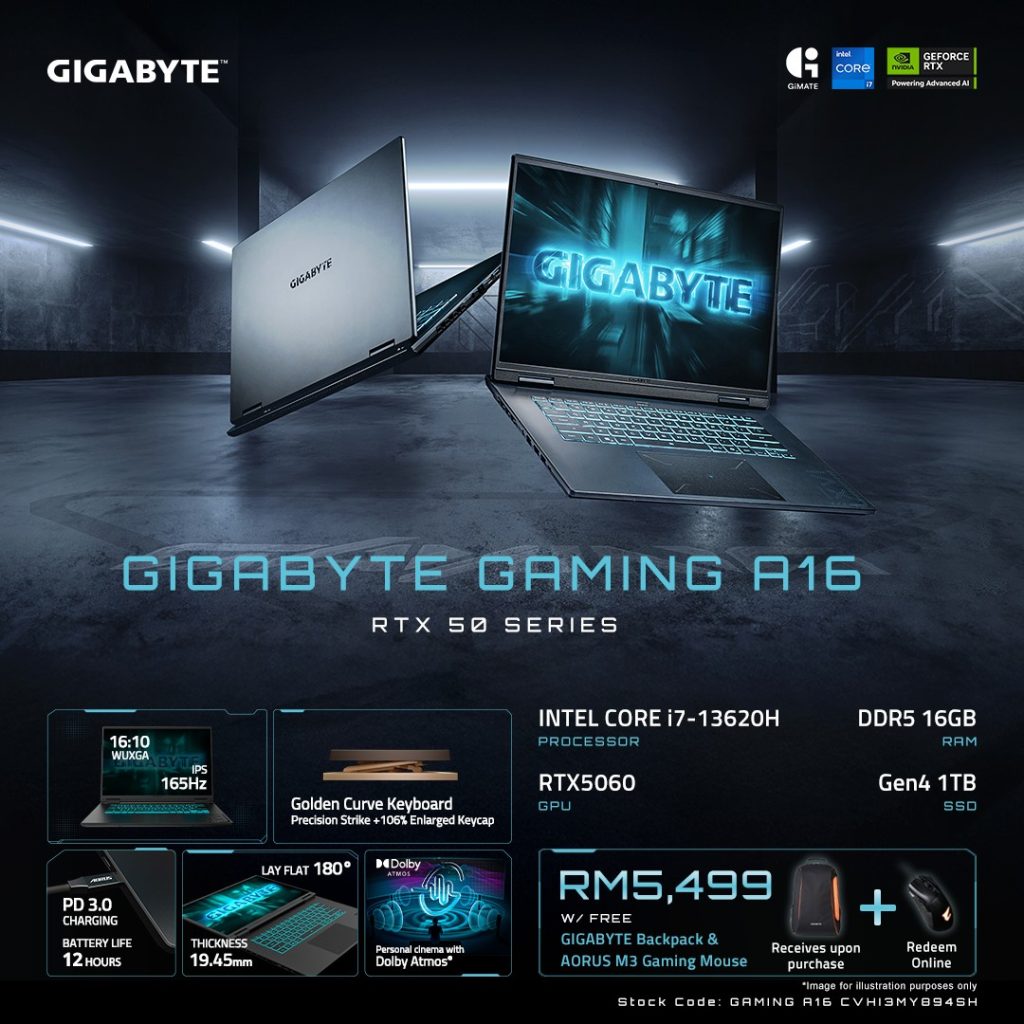 GIGABYTE Launches New AI PCs in Malaysia: The AERO X16 and GAMING A16 9 image of GIGABYTE Launches New AI PCs in Malaysia: The AERO X16 and GAMING A16 - HelloExpress - 9