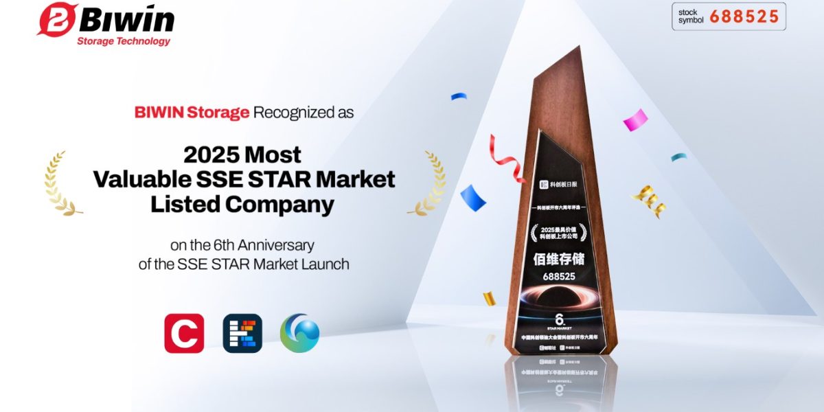 image of BIWIN Honored as "Most Valuable SSE STAR Market Listed Company," Signals Global Expansion with Cutting-Edge Memory and Storage Solutions - HelloExpress - 4