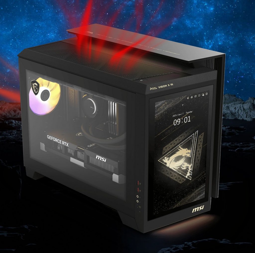 image of MSI Unleashes the MEG Vision X AI 2nd & MPG 271QR QD-OLED X50！ The Future of Gaming and AI! - HelloExpress - 4