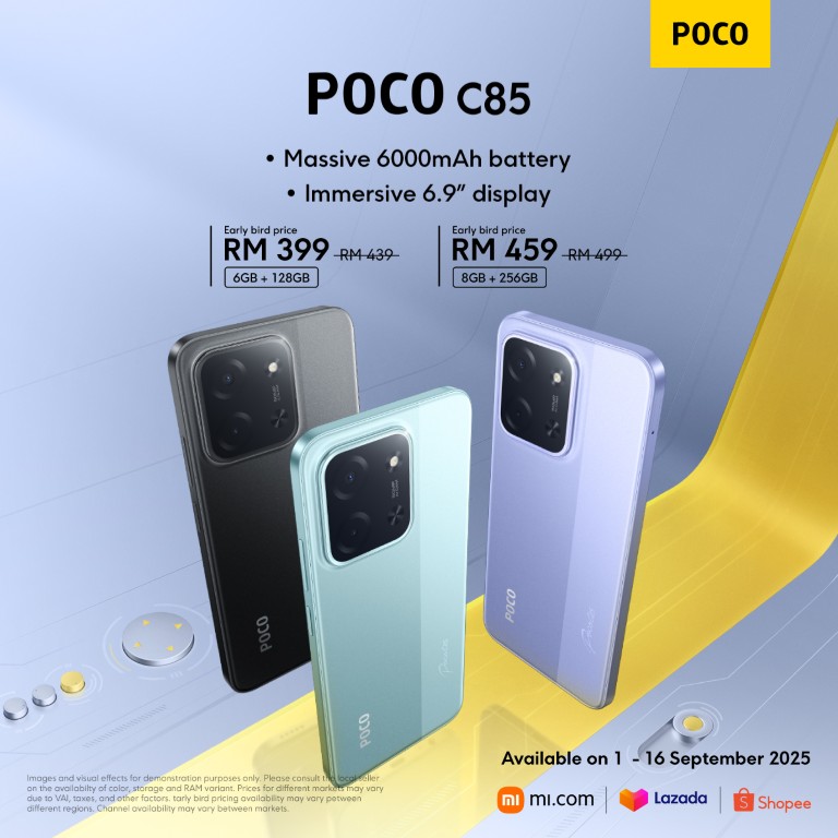 POCO C85 Arrives in Malaysia, Redefining the Entry-Level Smartphone Experience with Style and Performance 2 image of POCO C85 Arrives in Malaysia, Redefining the Entry-Level Smartphone Experience with Style and Performance - HelloExpress - 2