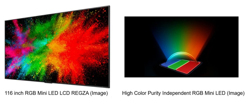 image of Toshiba TV Unveils 116-Inch RGB Mini LED, Its Largest TV Ever - HelloExpress - 1