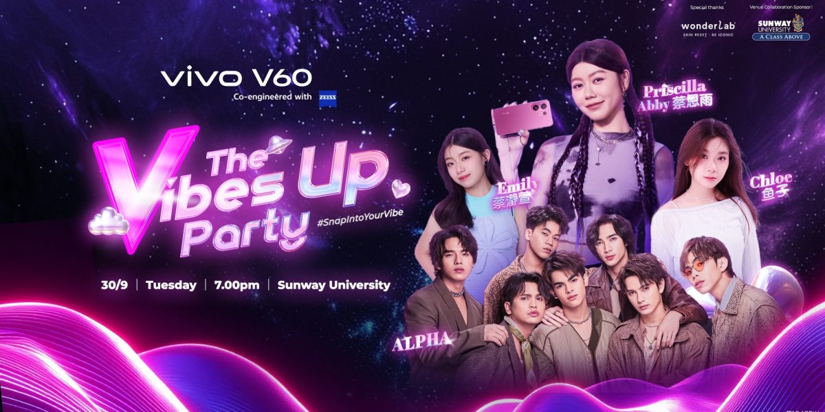 image of vivo V60 "Vibes Up Party" to Transform Sunway University with Live Music and Telephoto Stage Portrait Photography - HelloExpress - 7