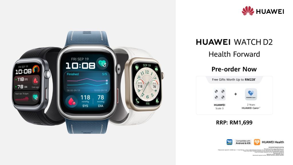 HUAWEI Elevates Wearable Technology: Introducing the 150m Dive-Ready WATCH Ultimate 2 and WATCH D2 Blue Edition in Malaysia 5 image of HUAWEI Elevates Wearable Technology: Introducing the 150m Dive-Ready WATCH Ultimate 2 and WATCH D2 Blue Edition in Malaysia - HelloExpress - 5