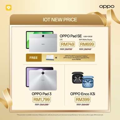 OPPO Malaysia Commemorates 6th Anniversary with Unprecedented Deals and RM100,000 Lucky Draw 8 image of OPPO Malaysia Commemorates 6th Anniversary with Unprecedented Deals and RM100,000 Lucky Draw - HelloExpress - 8