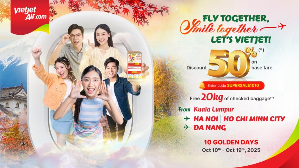 image of Vietjet Launches Blockbuster 'Super Sale' Offering Up to 50% Off Flights for Malaysian Travellers ✈️ - HelloExpress - 7