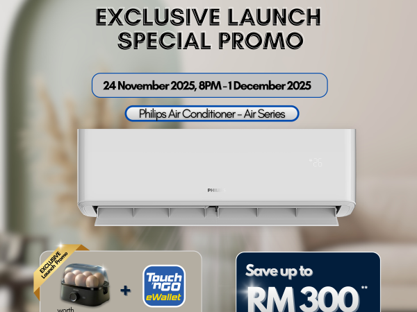 image of Philips Air Series Ab1 AC Launches in Malaysia: Cleaner Air, Rapid Cooling, and SmartCare QR™ - HelloExpress - 10
