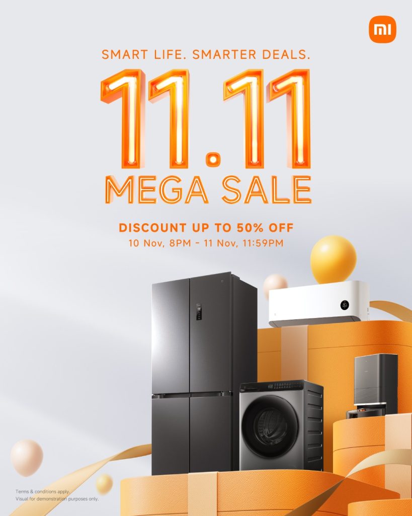 Xiaomi 11.11 Mega Sale Returns to Malaysia with Significant Savings on Flagship Tech and Smart Home Ecosystem 8 image of Xiaomi 11.11 Mega Sale Returns to Malaysia with Significant Savings on Flagship Tech and Smart Home Ecosystem - HelloExpress - 8