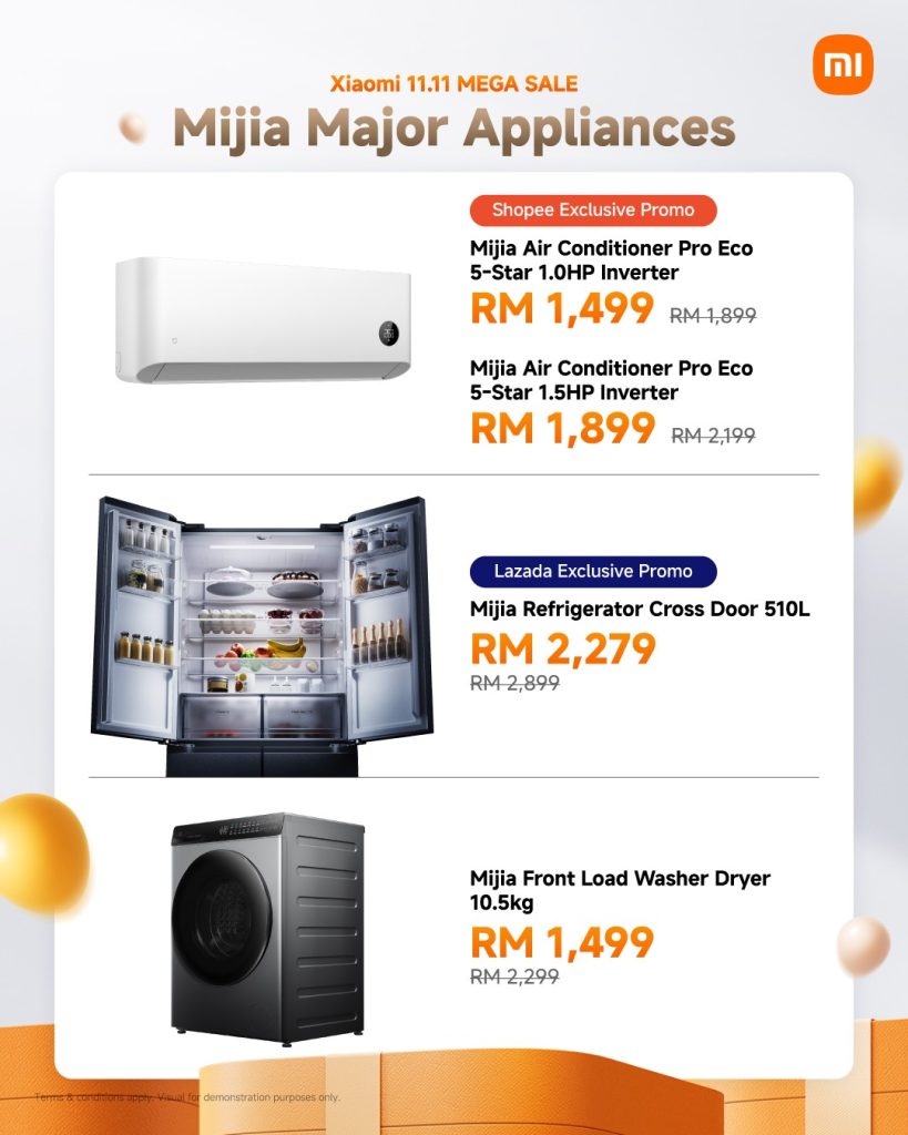 Xiaomi 11.11 Mega Sale Returns to Malaysia with Significant Savings on Flagship Tech and Smart Home Ecosystem 9 image of Xiaomi 11.11 Mega Sale Returns to Malaysia with Significant Savings on Flagship Tech and Smart Home Ecosystem - HelloExpress - 9