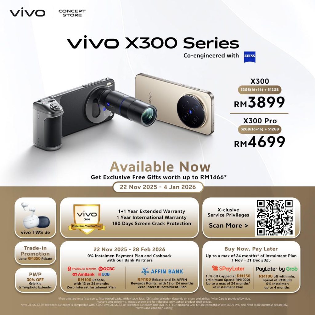 The Ultimate Concert Phone: vivo X300 Series Launches in Malaysia with Strong Pre-Order Momentum 2 image of The Ultimate Concert Phone: vivo X300 Series Launches in Malaysia with Strong Pre-Order Momentum - HelloExpress - 2