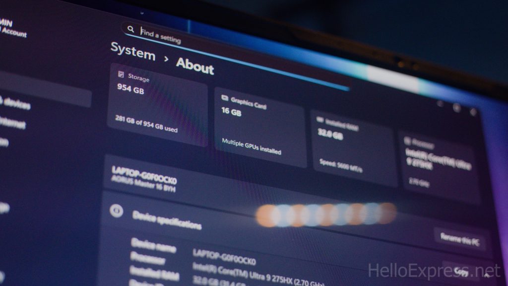 image of The Flagship: The GIGABYTE Aorus Master 16 Laptop Review - HelloExpress - 26