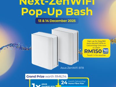 image of ASUS ZenWiFi BT8 Experience Event: Whole-Home WiFi 7 Showcase at CelcomDigi Store - HelloExpress - 17