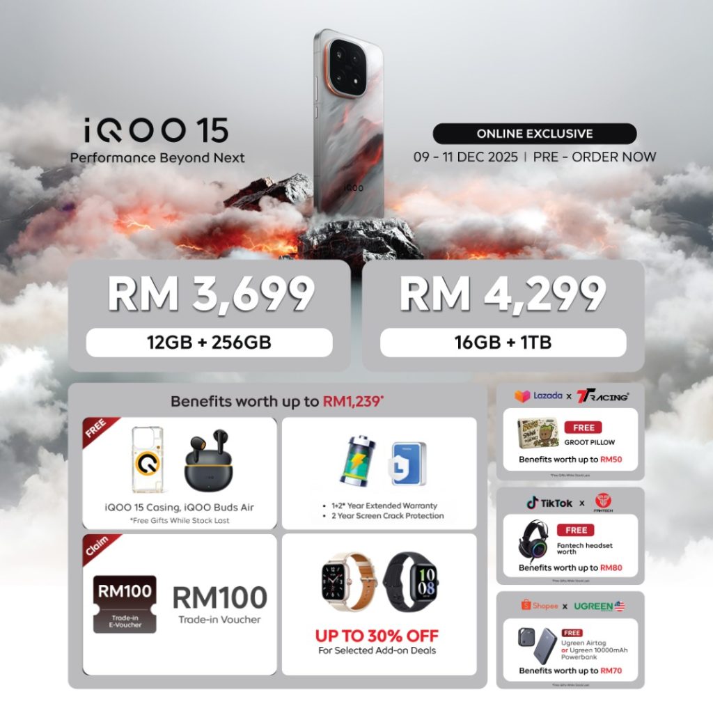 iQOO 15 Officially Launches in Malaysia, Redefining Elite Mobile Gaming Performance 9 image of iQOO 15 Officially Launches in Malaysia, Redefining Elite Mobile Gaming Performance - HelloExpress - 9