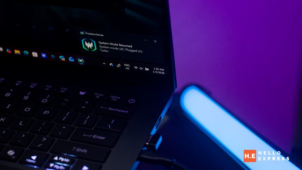 image of 5 Things you should know about Predator Triton 14 Ai - HelloExpress - 13