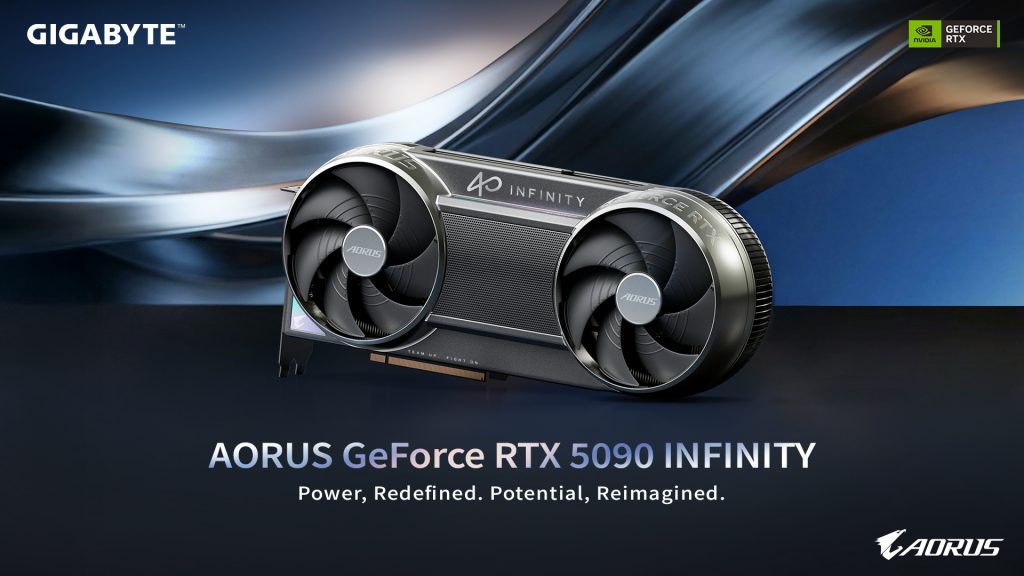 image of GIGABYTE Defies Flagship Size Standards: AORUS GeForce RTX 5090 INFINITY Debuts at CES 2026 - HelloExpress - 2