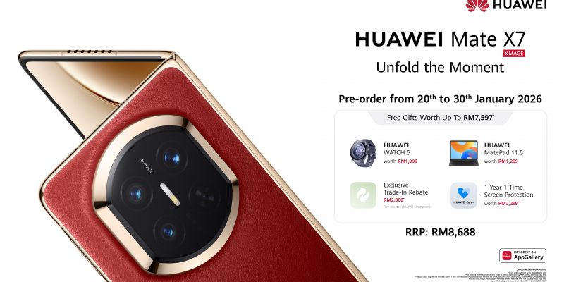 image of HUAWEI Mate X7 Launches in Malaysia: A New Era of Foldable Innovation - HelloExpress - 1