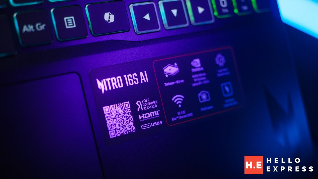 The Academic & Office Ally: Why the Acer Nitro 16S AI is the New Practical Standard for Daily Intelligence 5 image of The Academic & Office Ally: Why the Acer Nitro 16S AI is the New Practical Standard for Daily Intelligence - HelloExpress - 5