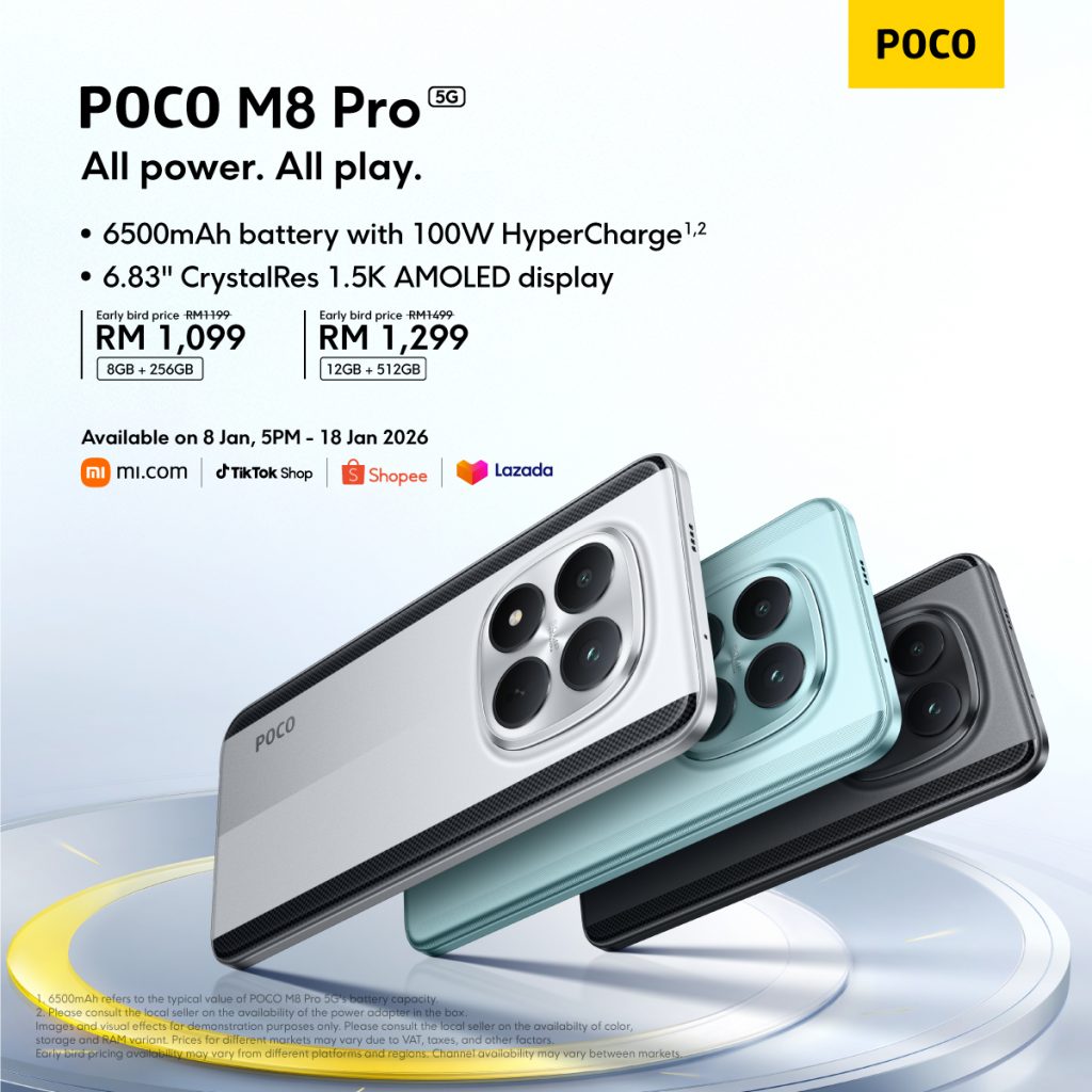 POCO M8 Series Debuts in Malaysia: Elevating Mid-Range Entertainment with Flagship AI and 5G 10 image of POCO M8 Series Debuts in Malaysia: Elevating Mid-Range Entertainment with Flagship AI and 5G - HelloExpress - 10