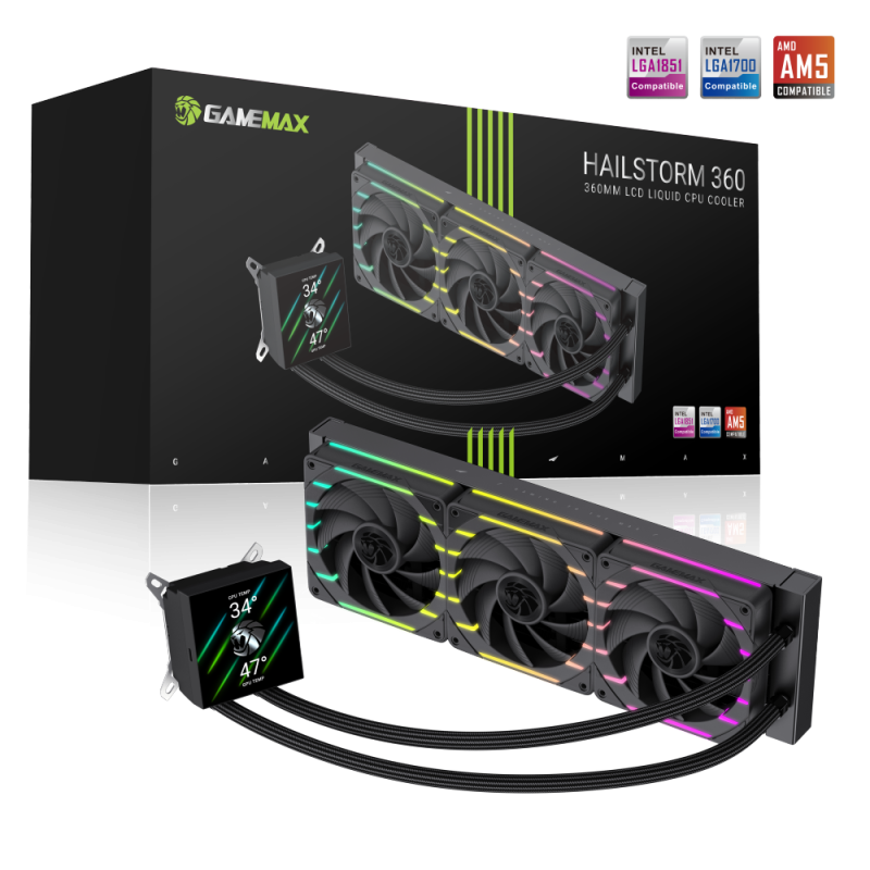 image of Gamemax Malaysia Expands Portfolio with Premium N90 Chassis and HAILSTORM 360 LCD Cooler - HelloExpress - 7