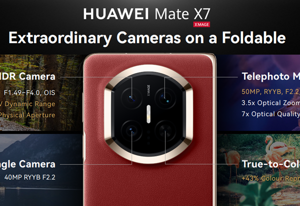 image of HUAWEI Mate X7: Revolutionizing Mobile Imaging in an Ultra-Slim Foldable Form - HelloExpress - 6