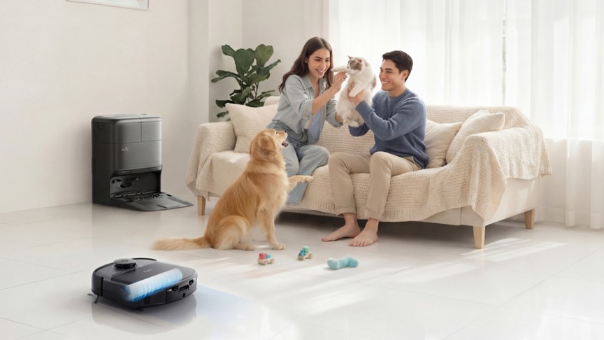 image of eufy Robot Vacuum Omni C28: Setting the Benchmark for "One-Pass" Home Cleaning - HelloExpress - 1