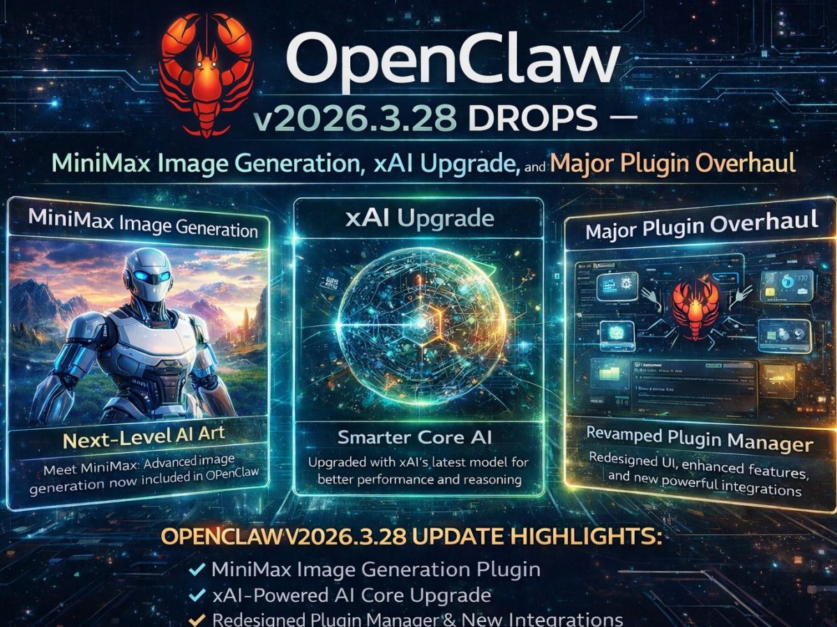 image of OpenClaw v2026.3.28 Drops — MiniMax Image Generation, xAI Upgrade, and Major Plugin Overhaul - HelloExpress - 1