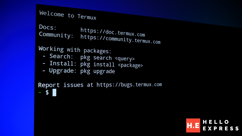 Linux with Termux on Xiaomi TV AA Pro 55"