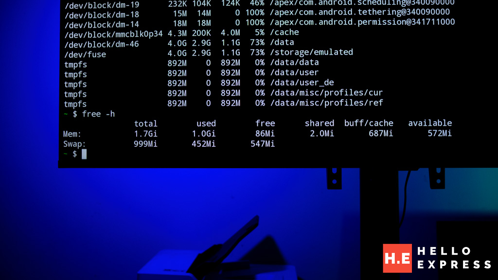 Linux with Termux on Xiaomi TV AA Pro 55"
