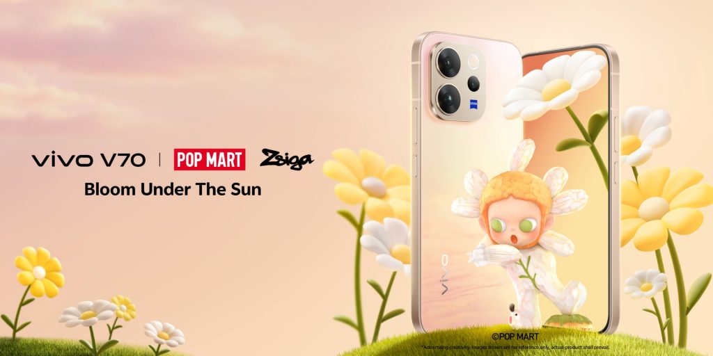 image of vivo V70 x POP MART Zsiga: A Stylish Collaboration for Young Creative Expression - HelloExpress - 3