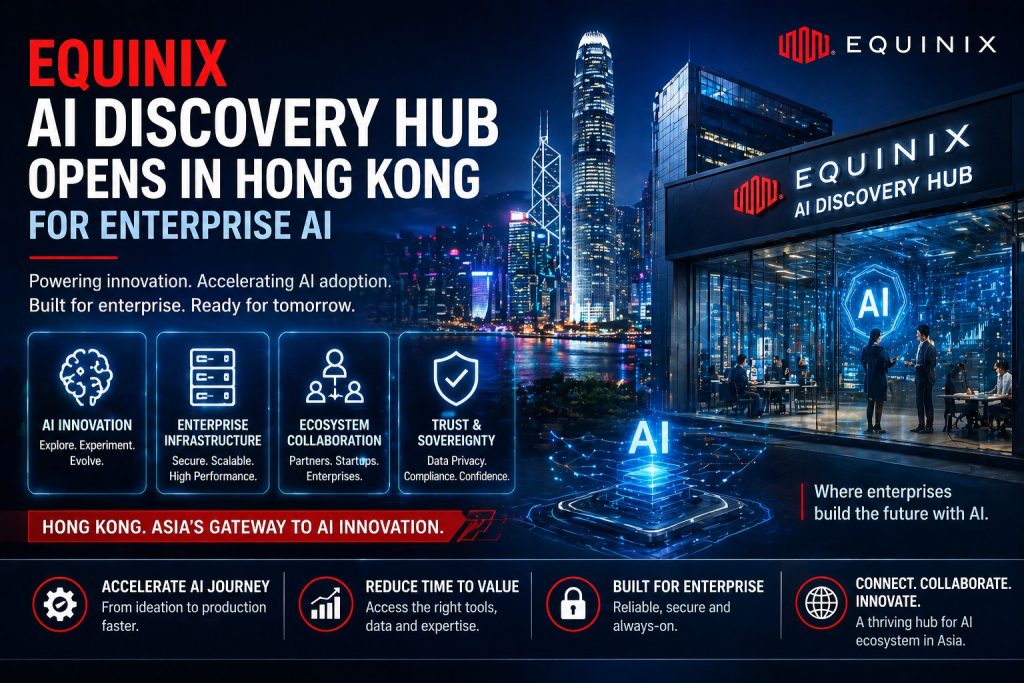 image of Equinix AI Discovery Hub Opens in Hong Kong for Enterprise AI - HelloExpress - 2