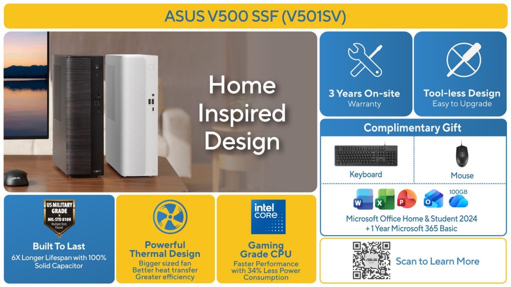 ASUS V500 SFF (V501SV) Now Available in Malaysia: Quiet Tech, Brilliant Living 8 image of ASUS V500 SFF (V501SV) Now Available in Malaysia: Quiet Tech, Brilliant Living - HelloExpress - 8