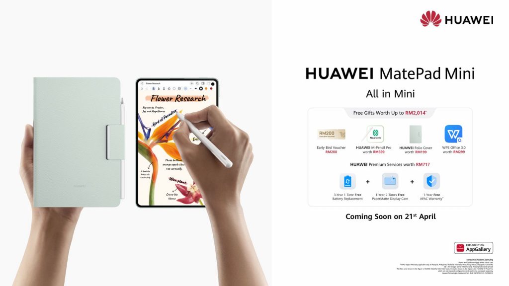 image of HUAWEI Malaysia Introduces MatePad Mini and WATCH GT Runner 2 — Work Lighter, Train Smarter - HelloExpress - 2