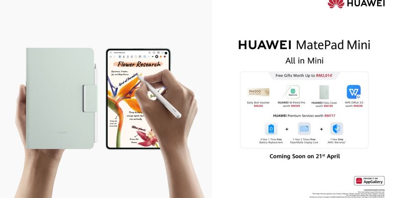 image of HUAWEI Malaysia Introduces MatePad Mini and WATCH GT Runner 2 — Work Lighter, Train Smarter - HelloExpress - 1