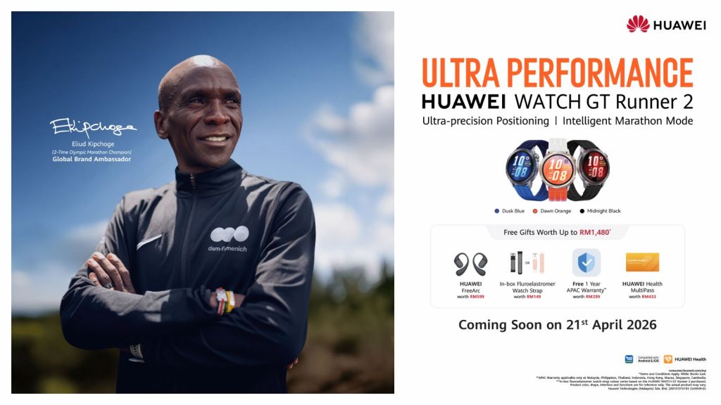 image of HUAWEI Malaysia Introduces MatePad Mini and WATCH GT Runner 2 — Work Lighter, Train Smarter - HelloExpress - 5
