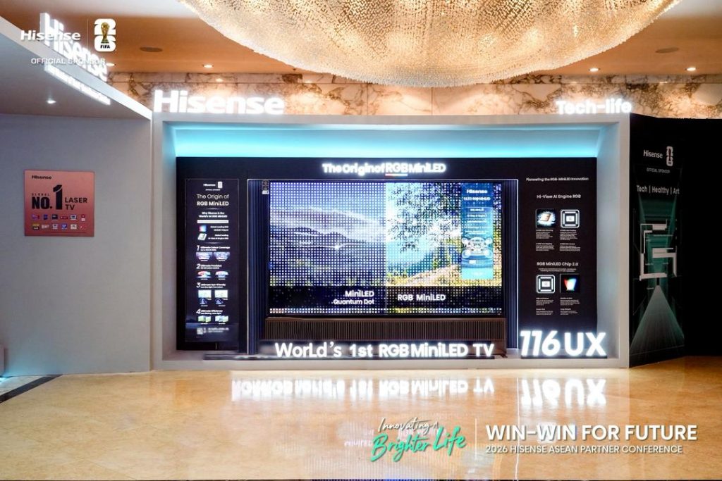 image of Hisense Unveils World's First 116-inch RGB MiniLED TV — Cinema-Grade Color at Home - HelloExpress - 2