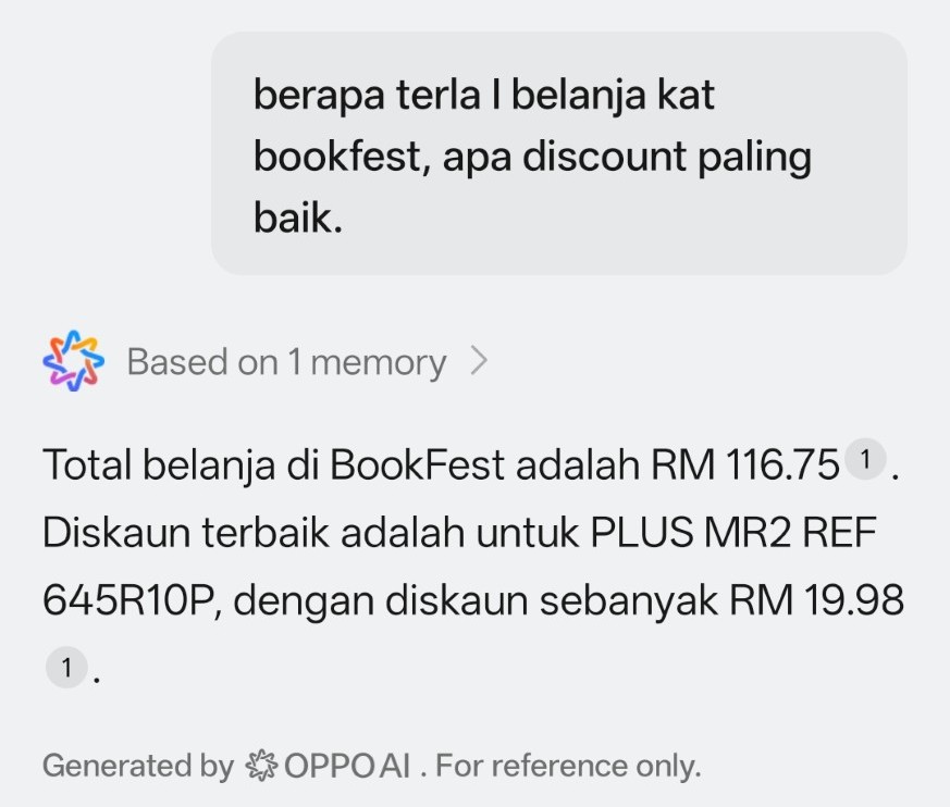 image of Does OPPO Mind Space Understand Bahasa Malaysia and Chinese? We Tested It Thoroughly. - HelloExpress - 10