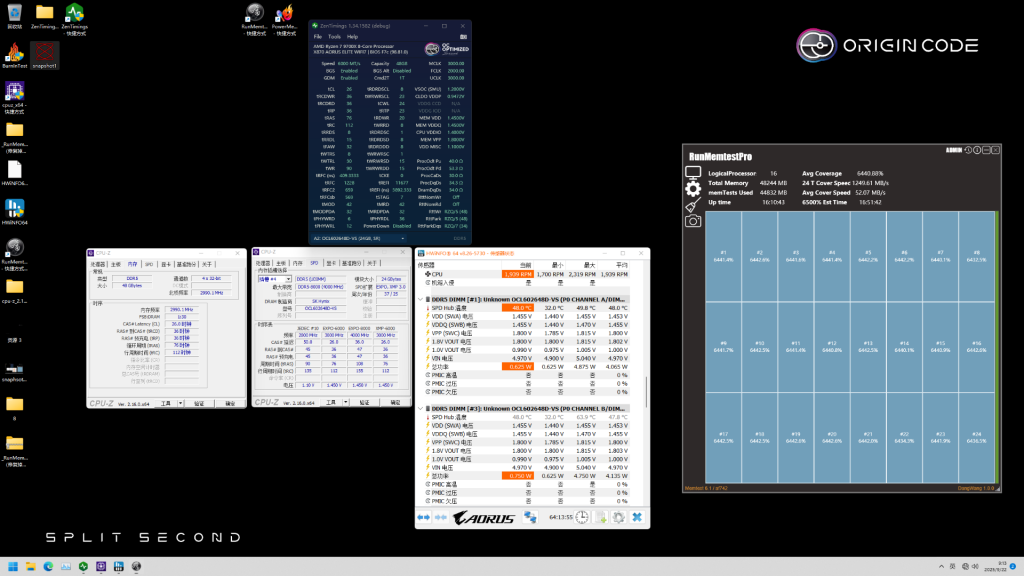image of Origin Code VORTEX DDR5: World's First Triple-Fan Active Cooling Memory Module - HelloExpress - 9