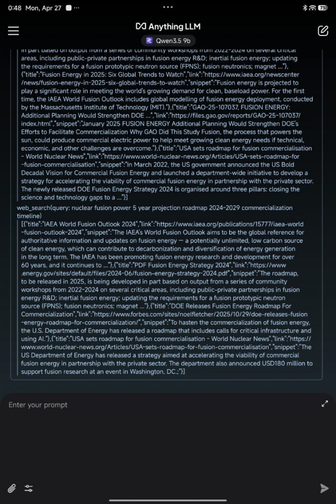 Xiaomi Pad 8 Pro local LLM