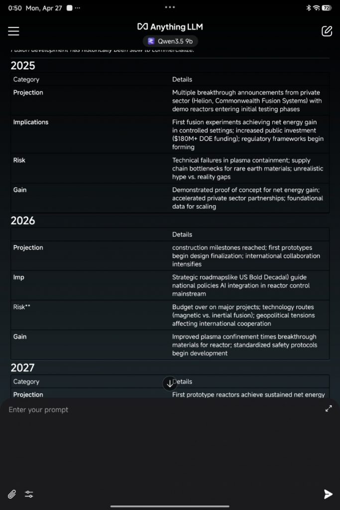 Xiaomi Pad 8 Pro local LLM