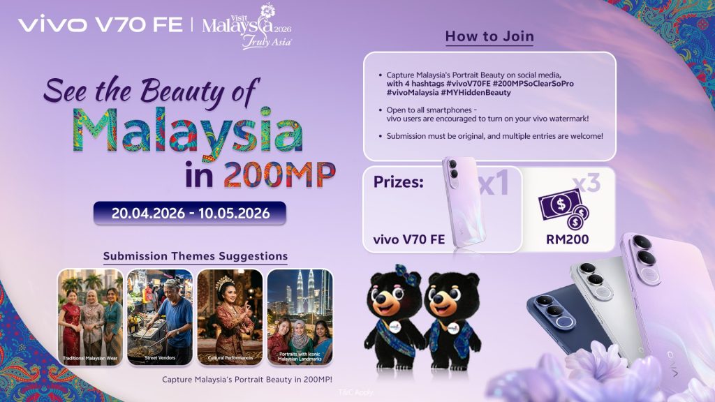 image of vivo V70 FE First Sale Roadshow — DOLLA Live Performance and Up to RM1,027 in Free Gifts - HelloExpress - 6