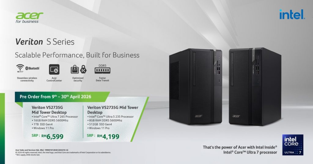 image of Acer Malaysia Unveils Next-Generation Commercial Portfolio — TravelMate, Veriton, and Vero Monitors - HelloExpress - 7