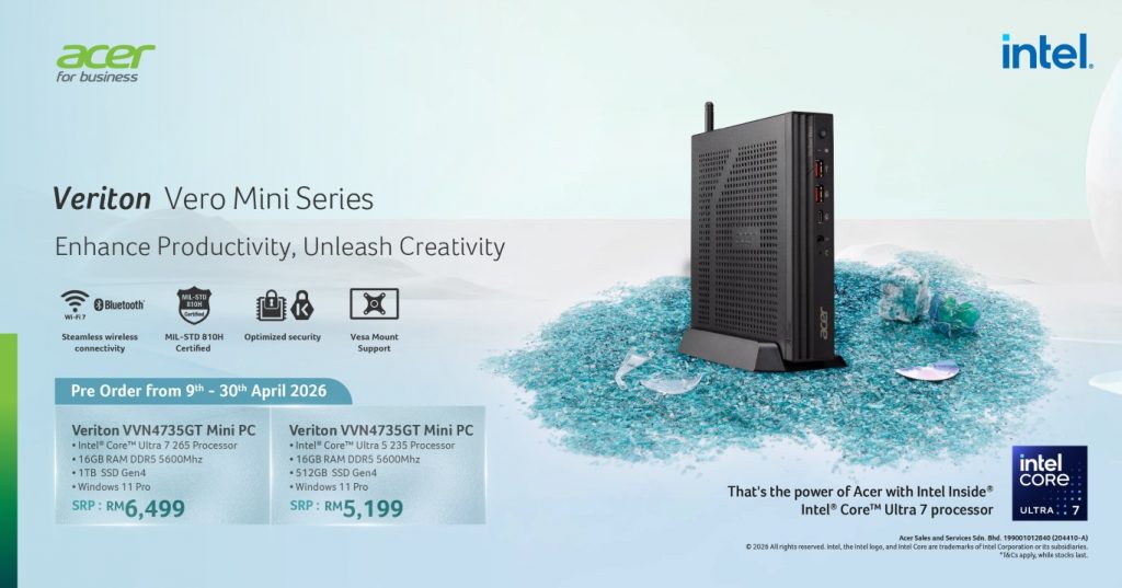 image of Acer Malaysia Unveils Next-Generation Commercial Portfolio — TravelMate, Veriton, and Vero Monitors - HelloExpress - 9