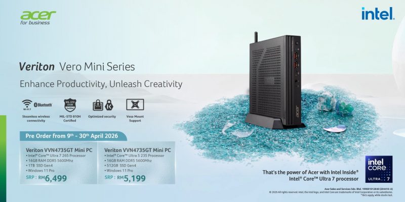 image of Acer Malaysia Unveils Next-Generation Commercial Portfolio — TravelMate, Veriton, and Vero Monitors - HelloExpress - 1