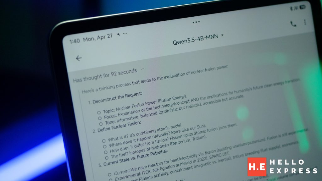 Xiaomi Pad 8 Pro Local LLM